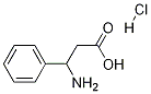 Benzenepropanoic acid, b-aMino-, hydrochloride Structure
