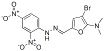 2-Furancarboxaldehyde,  4-bromo-5-(dimethylamino)-,  (2,4-dinitrophenyl)hydrazone  (9CI),471265-26-6,结构式