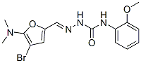 Hydrazinecarboxamide,  2-[[4-bromo-5-(dimethylamino)-2-furanyl]methylene]-N-(2-methoxyphenyl)-,471284-14-7,结构式