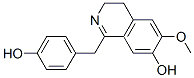 3,4-Dihydroisoquinolin-7-ol, 1-[4-hydroxybenzyl]-6-methoxy- Struktur