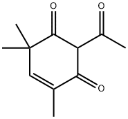 1',2',3',6'-テトラヒドロ-2',6'-ジオキソ-3',3',5'-トリメチルアセトフェノン 化学構造式