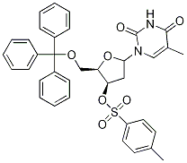 1-(3-O-Nosyl-5-O-trityl-2-deoxy--D-lyxofuranosyl)thymine,471854-53-2,结构式