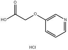 3-吡啶氧基乙酸盐酸盐, 471894-98-1, 结构式