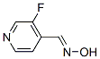 4-Pyridinecarboxaldehyde,3-fluoro-,oxime(9CI) Structure