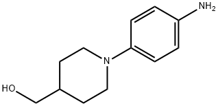 [1-(4-AMINOPHENYL)PIPERIDIN-4-YL]METHANOL 化学構造式