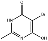 2-甲基-5-溴-4,6-二羟基嘧啶, 4722-76-3, 结构式