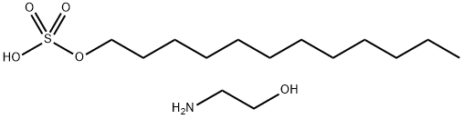 月桂醇硫酸酯MEA盐, 4722-98-9, 结构式