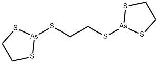 2,2'-Ethylenebisthiobis(1,3,2-dithiarsolane) 结构式