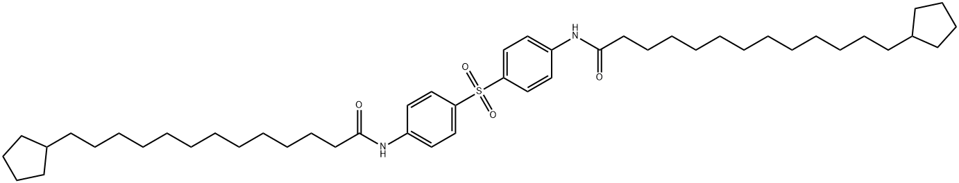 N-phenyl-13-[3-[3-[12-(phenylcarbamoyl)dodecyl]cyclopentyl]sulfonylcyclopentyl]tridecanamide|