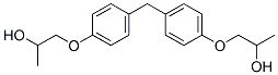1,1'-[methylenebis(p-phenyleneoxy)]dipropan-2-ol 化学構造式