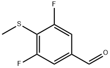 3,5-Difluoro-4-(methylthio)benzaldehyde,473299-49-9,结构式