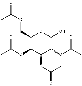 2,3,4,6-TETRA-O-ACETYL-D-GALACTOPYRANOSE Structure