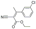 2-Butenoic acid, 3-(3-chlorophenyl)-2-cyano-, ethyl ester Structure