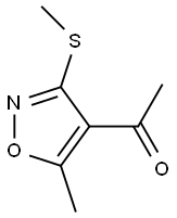 Ethanone, 1-[5-methyl-3-(methylthio)-4-isoxazolyl]- (9CI) 结构式