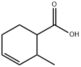 2-メチル-3-シクロヘキセン-1-カルボン酸 化学構造式