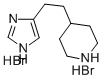 4-[2-(1H-IMIDAZOL-4-YL)-ETHYL]-PIPERIDINE, 2HBR Structure