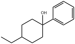 4-乙基-1-苯基环己烷-1-醇, 473672-05-8, 结构式