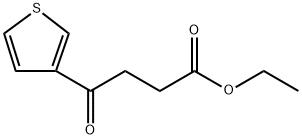 4-オキソ-4-(3-チエニル)酪酸エチル 化学構造式