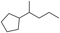 (1-Methylbutyl)cyclopentane 结构式