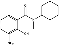 3-aMino-N-cyclohexyl-2-hydroxy-N-MethylbenzaMide Structure