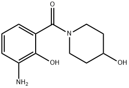 (3-aMino-2-hydroxyphenyl)(4-hydroxypiperidin-1-yl)Methanone 结构式
