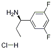 (R)-1-(3,5-二氟苯基)-1-丙胺盐酸盐, 473733-16-3, 结构式