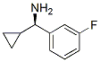 Benzenemethanamine, alpha-cyclopropyl-3-fluoro-, (alphaR)- (9CI) 结构式