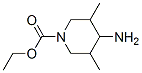 1-Piperidinecarboxylicacid,4-amino-3,5-dimethyl-,ethylester(9CI) Struktur