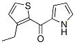 Methanone, (3-ethyl-2-thienyl)-1H-pyrrol-2-yl- (9CI) Structure