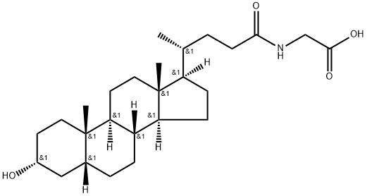 N-[(3a,5b)-3-hydroxy-24-oxocholan-24-yl]-(9CI) Glycine