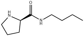 2-Pyrrolidinecarboxamide,N-butyl-,(2R)-(9CI) 化学構造式