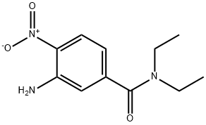 3-氨基-N,N-二乙基-4-硝基苯甲酰胺, 474020-77-4, 结构式