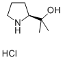 (S)-2-(1-Hydroxy-1-methylethyl)pyrrolidine hydrochloride Struktur