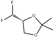 (4R)-4-(DIFLUOROMETHYL)-2,2-DIMETHYL-1,3-DIOXOLANE Structure