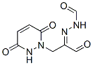1(2H)-Pyridazinepropanal, 3,6-dihydro-3,6-dioxo-, alpha-(formylhydrazone) (9CI) Structure