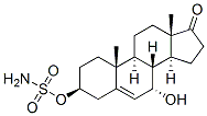Androst-5-en-17-one, 3-[(aminosulfonyl)oxy]-7-hydroxy-, (3beta,7alpha)- (9CI) Struktur