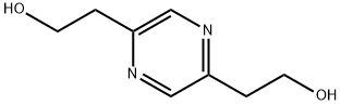 2,5-ピラジンジエタノール 化学構造式