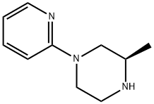Piperazine, 3-methyl-1-(2-pyridinyl)-, (3R)- (9CI) 化学構造式