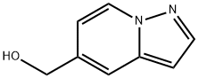 吡唑并[1,5-A]吡啶-5-基甲醇 结构式