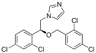 (S)-ミコナゾール 化学構造式