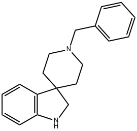 1'-ベンジルスピロ[インドリン-3,4'-ピペリジン] 化学構造式