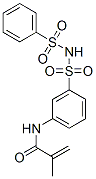 N-[3-[[(phenylsulphonyl)amino]sulphonyl]phenyl]methacrylamide,47458-36-6,结构式