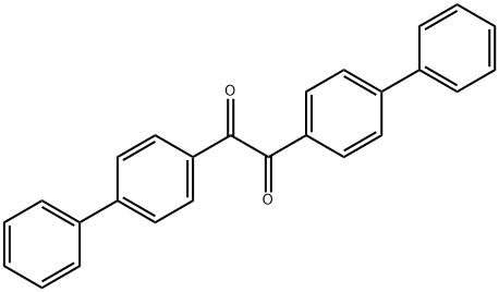 双(4-苯基苯基)乙烷-1,2-二酮 结构式