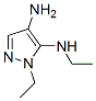1H-Pyrazole-4,5-diamine,  N5,1-diethyl- Structure