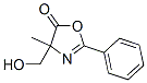 5(4H)-Oxazolone,  4-(hydroxymethyl)-4-methyl-2-phenyl-,474651-48-4,结构式