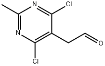 2-(4,6-Dichloro-2-methylpyrimidin-5-yl)-acetaldehyde Structure