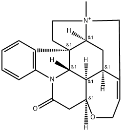 N-メチルストリキニン 化学構造式