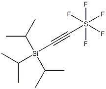 Pentafluoro[(triisopropylsilyl)ethynyl]sulfur|[(三异丙基硅基)乙炔]五氟化硫