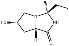 1H-Pyrrolo[1,2-c]imidazol-1-one,3-ethylhexahydro-6-mercapto-3-methyl-,(3S,6S,7aS)-(9CI)|