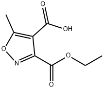 5-METHYL-3,4-ISOXAZOLE DICARBOXYLIC ACID-3-ETHYL ESTER Structure